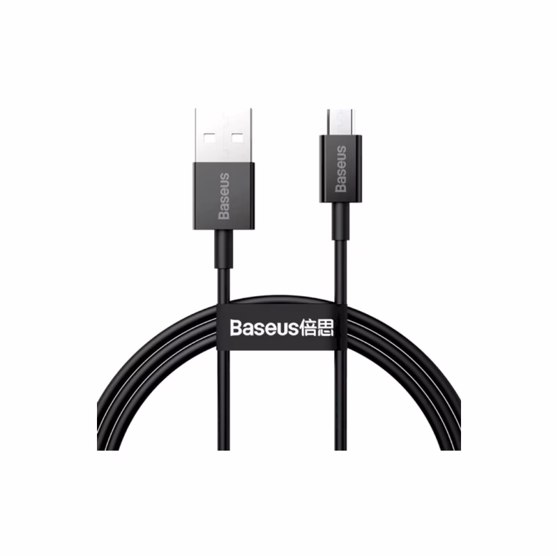 Дата кабель USB 2.0 AM to Micro 5P 1.0m 2A black Baseus (CAMYS-01)