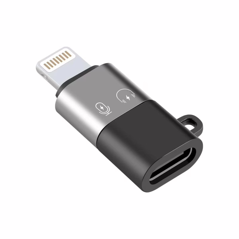 Переходник USB-C F to Lightning M charger-audio XoKo (AC-029)
