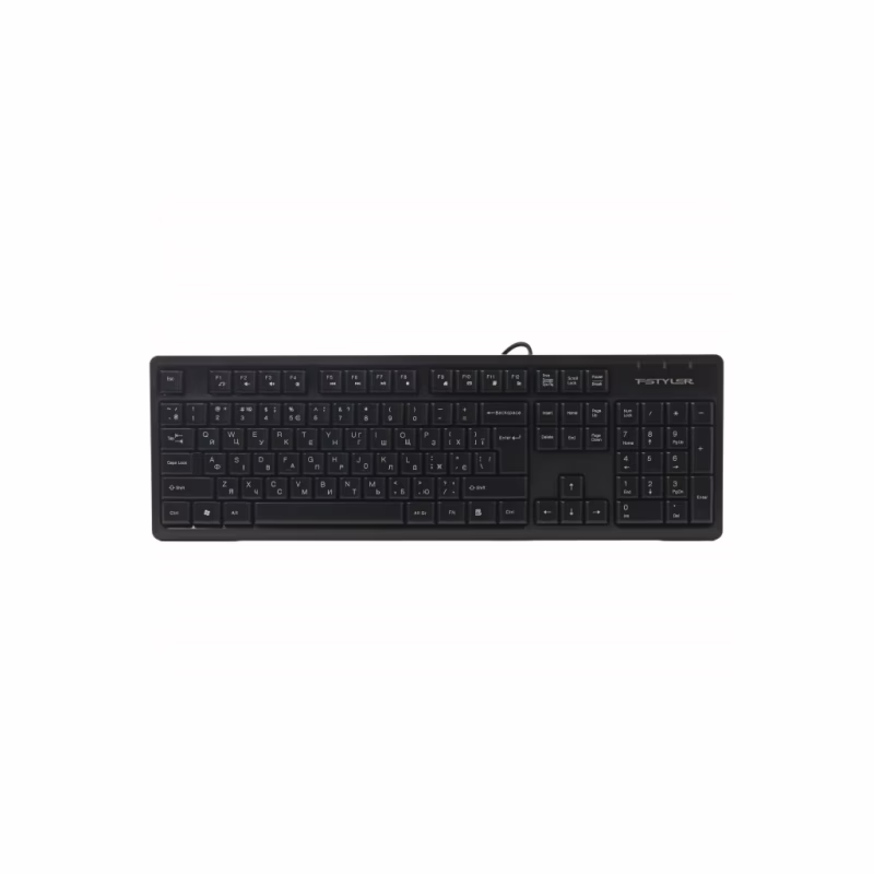 Клавіатура A4Tech FK12 USB UA Black (4711421003148)