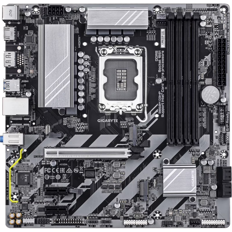 Материнська плата GIGABYTE B860M D3HP