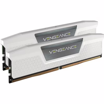 Модуль памяти для компьютера DDR5 32GB (2x16GB) 6400 MHz Vengeance White Corsair (CMK32GX5M2B6400Z36W)