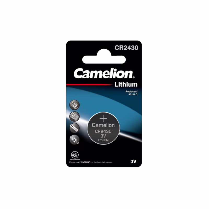 Батарейка CR 2430 Lithium * 1 Camelion (CR2430-BP1)