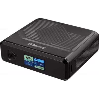 Батарея універсальна Sandberg 20000mAh Travel PD/100W, QC/3.0, QI 15W, Power-Through (421-25)