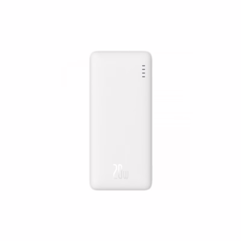 Батарея універсальна Baseus 10000mAh Airpow 20W, PD, QC, White (PPQD090002)