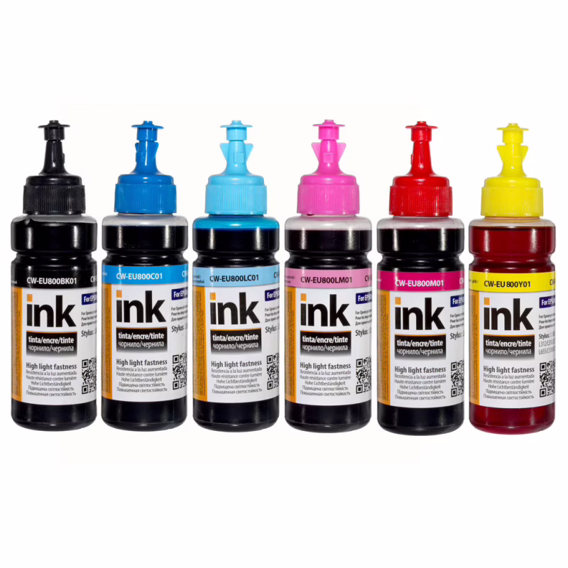 Чернила ColorWay Epson L800 (6х100) BK/С/M/LС/LM/Y (CW-EU800SET01)