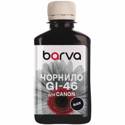 Чернила Barva Canon GI-46 180 мл, pigm. black (CGI46-907)