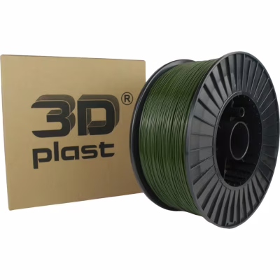 Пластик для 3D-принтера 3Dplast PLA 1.75мм, 3кг, khaki (3DPLA1753HKI)