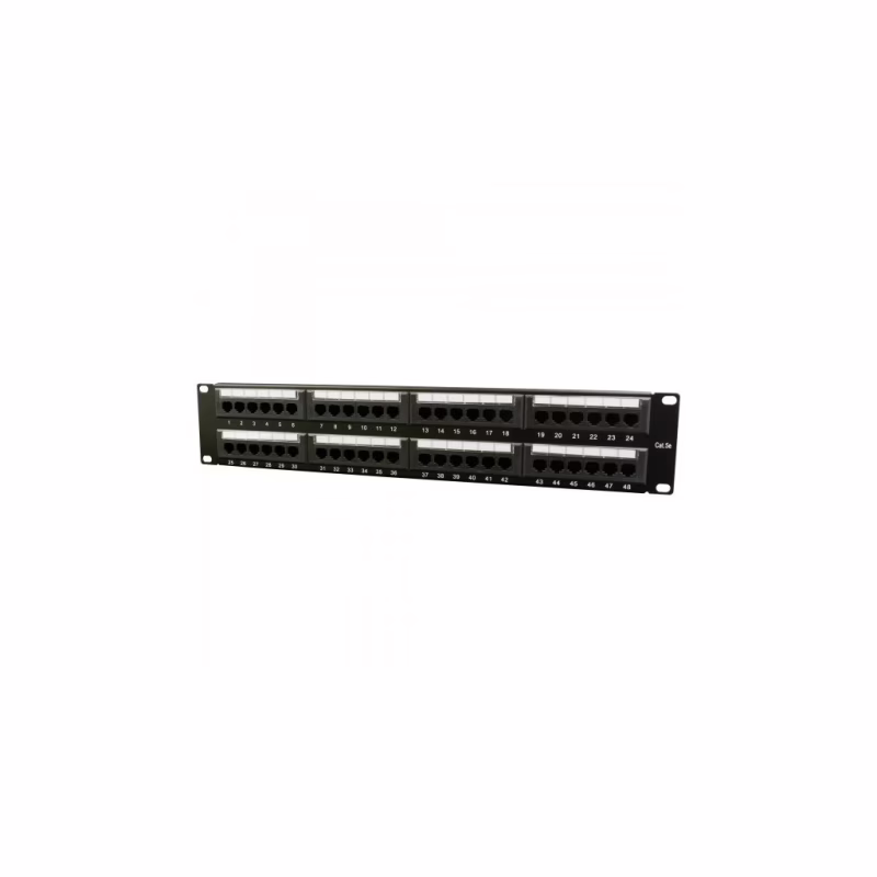 Патч-панель 19" 48xRJ-45 UTP cat.5е, 2U, тип 110 Cablexpert (NPP-C548CM-001)