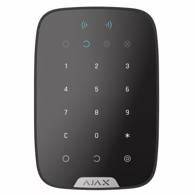 Клавиатура к охранной системе Ajax KeyPad Plus чорна