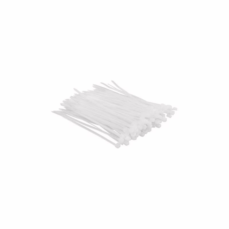 Стяжка Top Tools біла, 2.5x100 мм, пластик, 100 шт. (44E950)