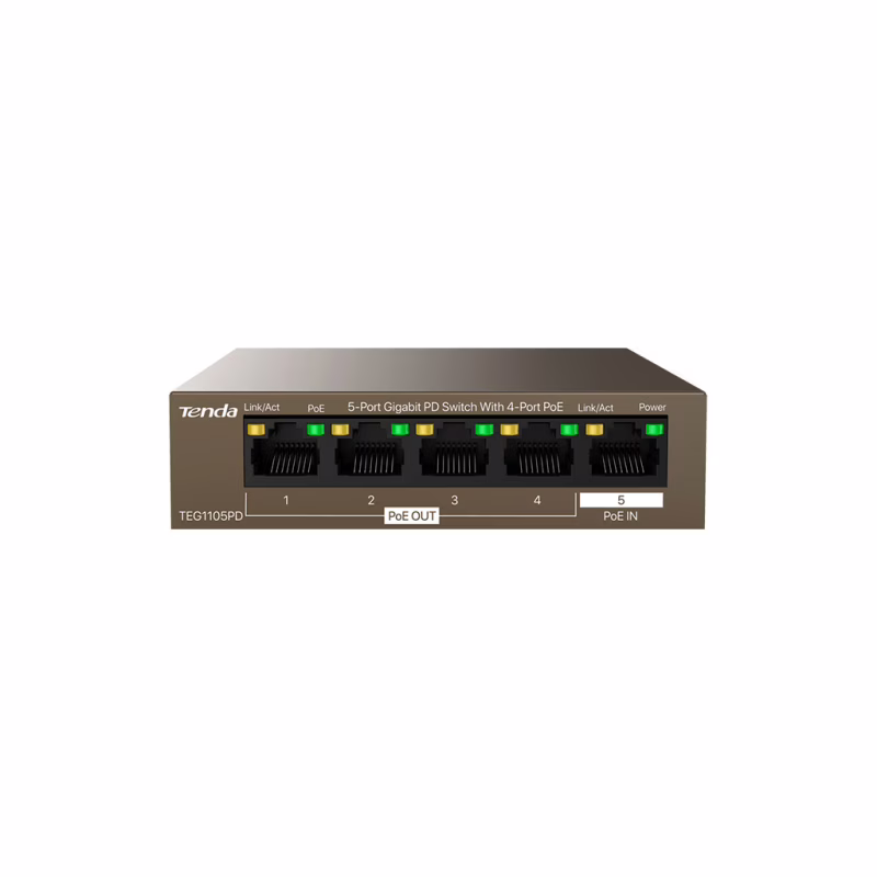 Комутатор мережевий Tenda TEG1105PD