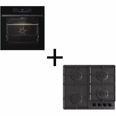 Комплект вбудованої техніки Gorenje BO6735E02BK + G641EB (SET_BO6735E02BK_G641EB)