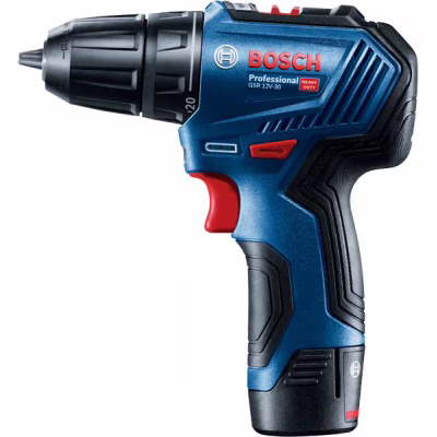 Шуруповерт Bosch Professional GSR 12V-30 2x 2.0Аг, GAL 12V-40, кейс (0.601.9G9.000)