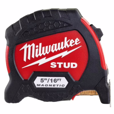 Рулетка Milwaukee STUD GEN II 5м(16ft)/25мм, футова (4932471628)