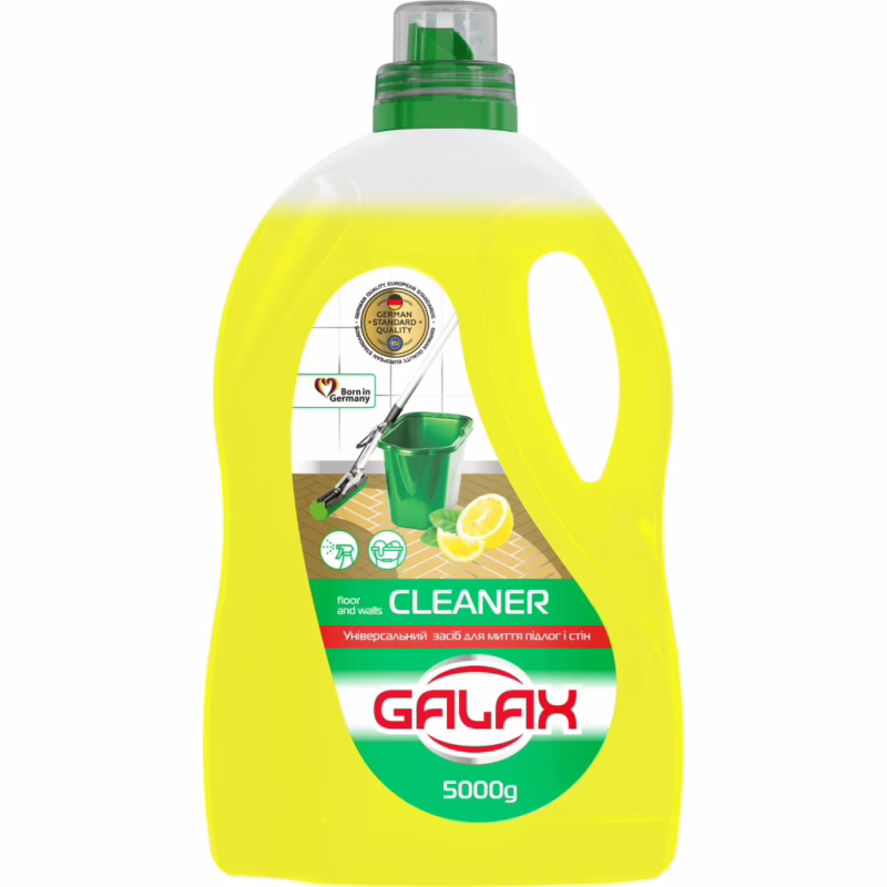 Средство для мытья пола Galax das PowerClean Лимон 5 кг (4823128002352)