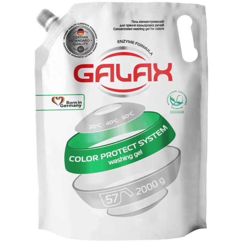 Гель для стирки Galax Для цветных вещей 2 кг (4823128000525)