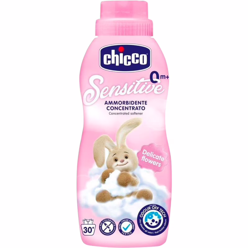 Кондиционер для белья Chicco Sensitive Delicate Flowers смягчитель тканей 750 мл (8058664122462)