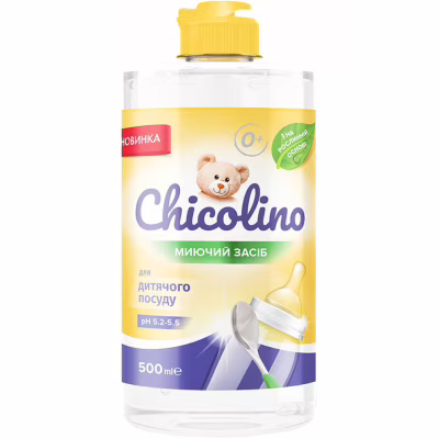Средство для ручного мытья посуды Chicolino для детской посуды 500 мл (4823098413721)