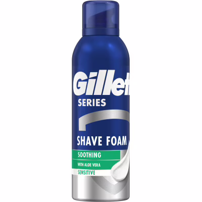 Пена для бритья Gillette Series Soothing Для чувствительной кожи с алоэ вера 200 мл (8001090870926)