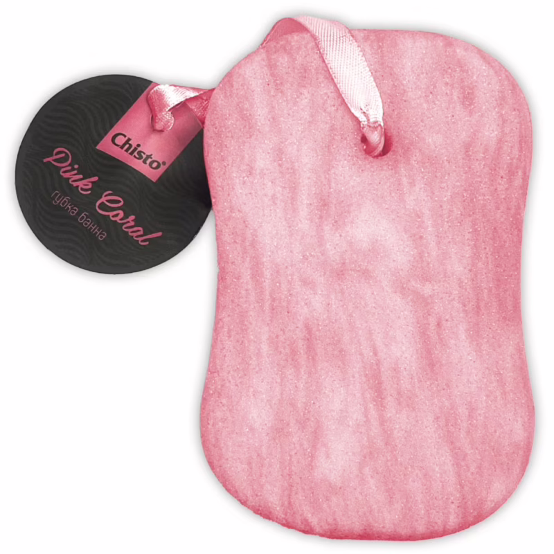 Губка для купания Chisto Pink Coral (4823098407676)