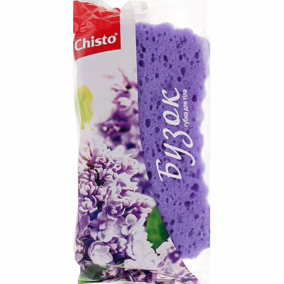 Губка для купания Chisto Поролоновая Сирень (4820164150467)