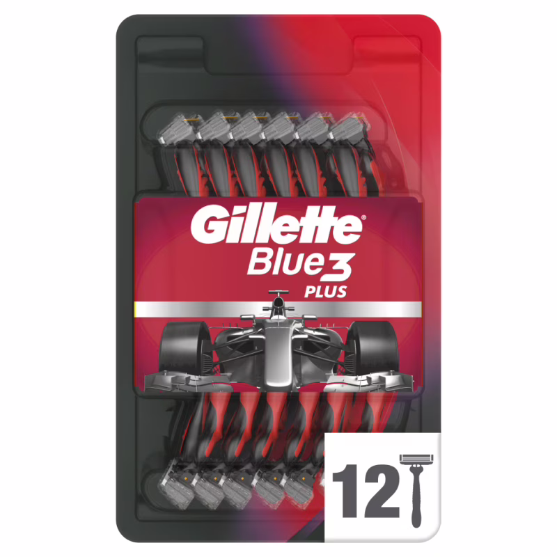 Бритва Gillette Blue3 Plus Nitro 12 шт. (8700216148146)