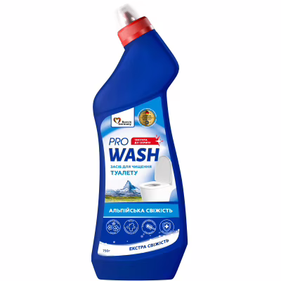 Средство для чистки унитаза Pro Wash Альпийская свежесть 750 г (4262396145482)