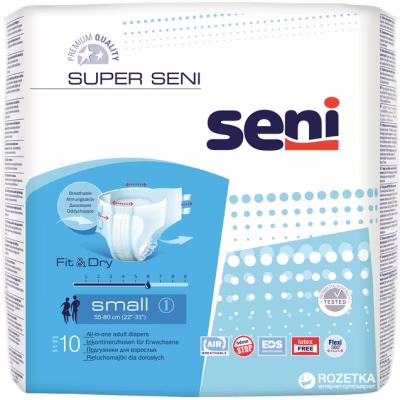 Подгузники для взрослых Seni Super Small 55-80 см 10 шт (5900516803711)