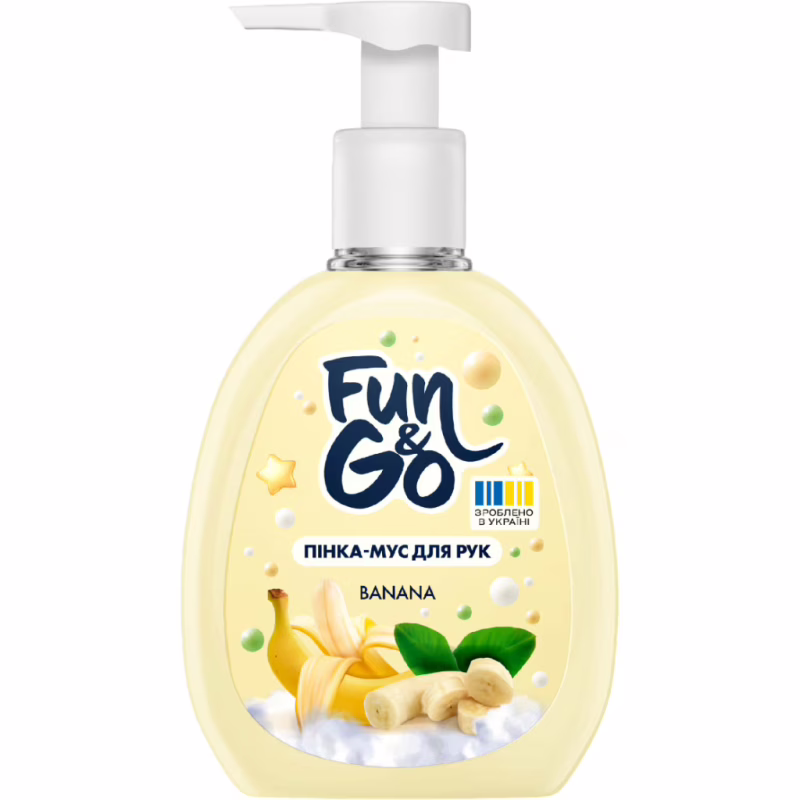 Мыло-пенка Fun&Go Banana 300 мл (4820204701802)