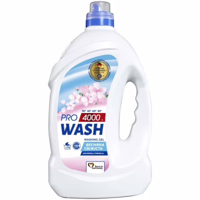 Гель для стирки Pro Wash Universal Весенняя свежесть 4 кг (4823128000983)