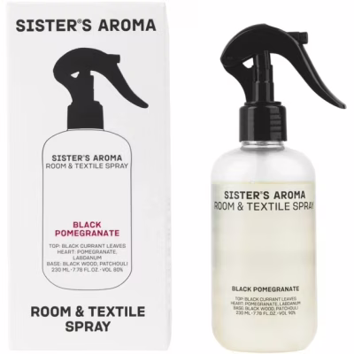 Освіжувач повітря Sister's Aroma Чорний гранат Парфумований спрей для кімнати та текстилю 230 мл (4820227786022)