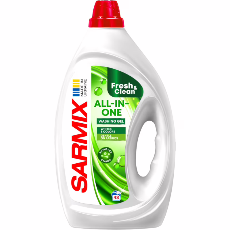Гель для стирки Sarmix All-In-One 1.9 л (4820268104786)