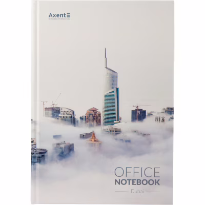 Канцелярська книга Axent Dubai А4 у твердій обкладинці 192 аркуші клітинка (8423-23-A)