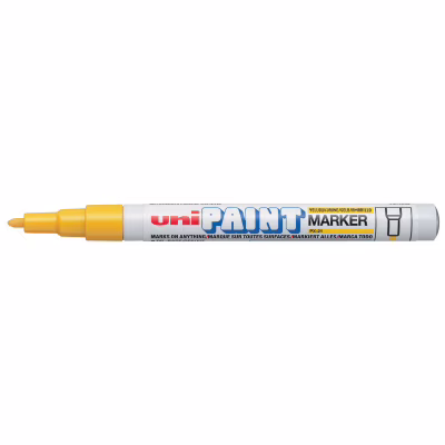 Маркер UNI перманентный Paint Желтый 0.8-1.2 мм (PX-21.Yellow)