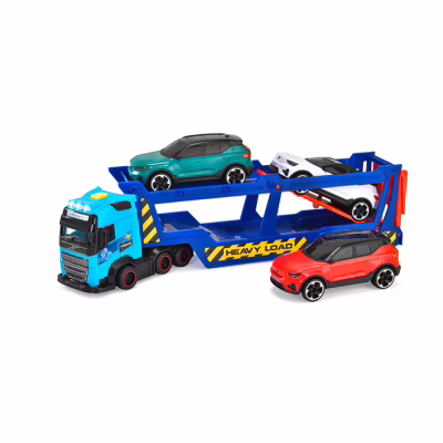 Спецтехніка Dickie Toys Автотранспортер з 3 машинками (3747017)