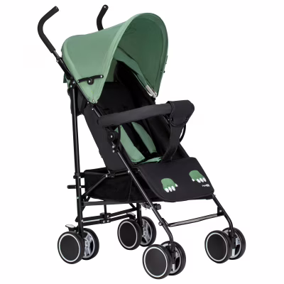 Коляска FreeON Simple Black- Dark Green (48563)
