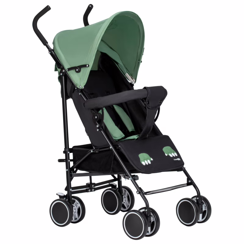 Коляска FreeON Simple Black- Dark Green (48563)