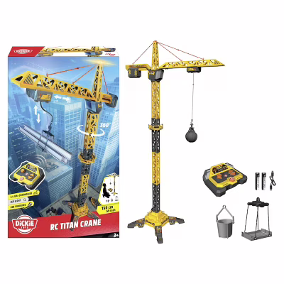 Спецтехника Dickie Toys Кран Титан со световыми эффектами на ДК 150 см (3729023)