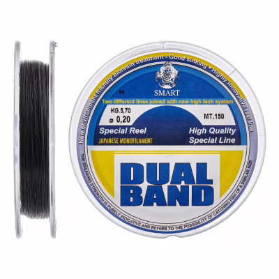 Волосінь Smart Dual Band 600m 0.25mm 9.8kg (1300.31.45)