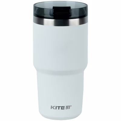 Термокружка Kite 600 мл біла (K24-1206-1)