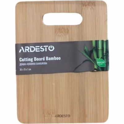 Дошка для нарізання Ardesto Midori 20 х 15 х 1 см, бамбук (AR1420BA)
