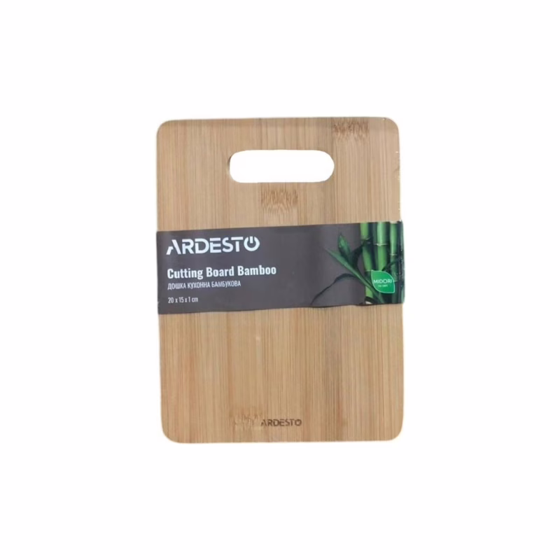 Дошка для нарізання Ardesto Midori 20 х 15 х 1 см, бамбук (AR1420BA)