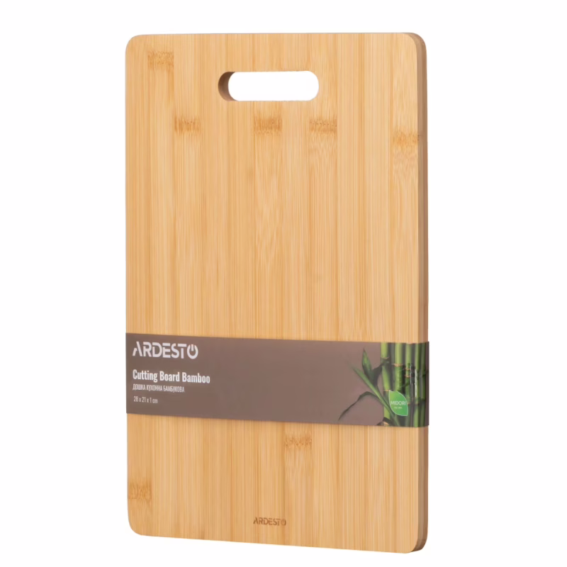 Дошка для нарізання Ardesto Midori 28 х 21 х 1 см, бамбук (AR1428BA)