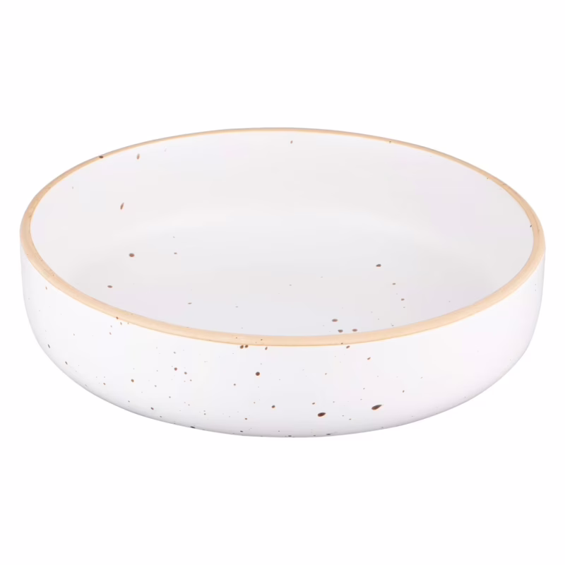 Тарелка ARDESTO Midori, 680мл, 18.5см, кераміка, білий (AR0118MW)