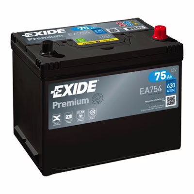 Аккумулятор автомобильный EXIDE PREMIUM 75A (EA754)