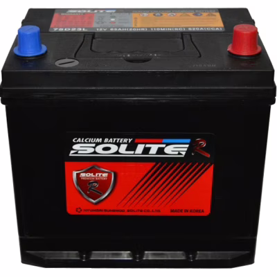 Аккумулятор автомобильный Solite R 65Ah (75D23L)