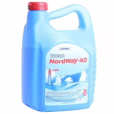 Антифриз МФК "NordWay -40 Strong Winter" (-32C) чер. ПЕ кан. 5кг (30811)