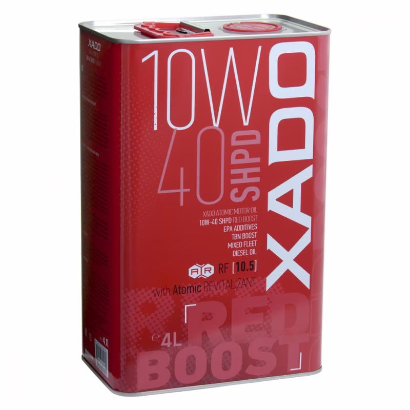 Моторное масло Xado 10W-40 SHPD, Red Boost 4 л (ХА 26249)