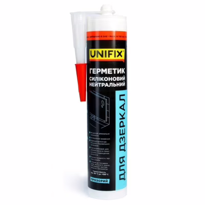 Герметик автомобильный Unifix нейтральний для дзеркал (прозорий) 280 мл