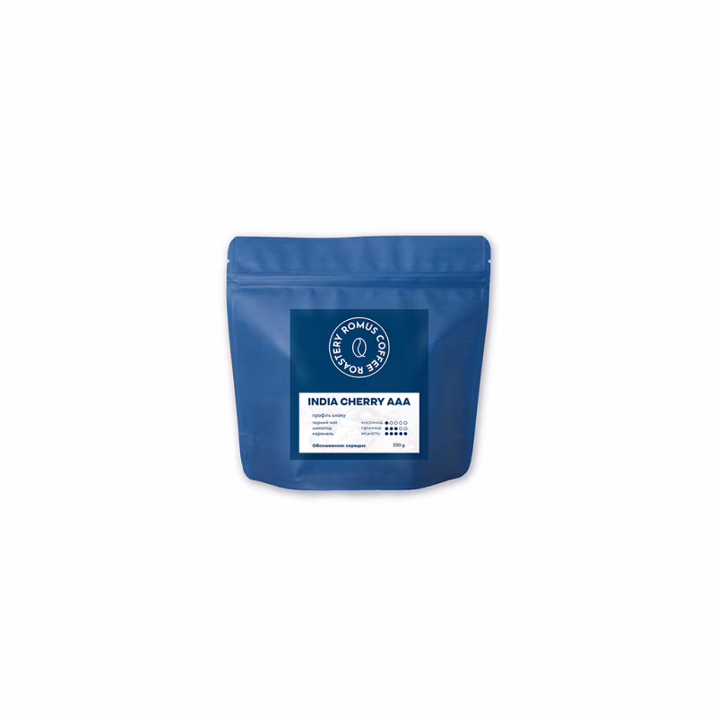 Кава Romus Roastery India Cherry AAA в зернах 250 г (388712)